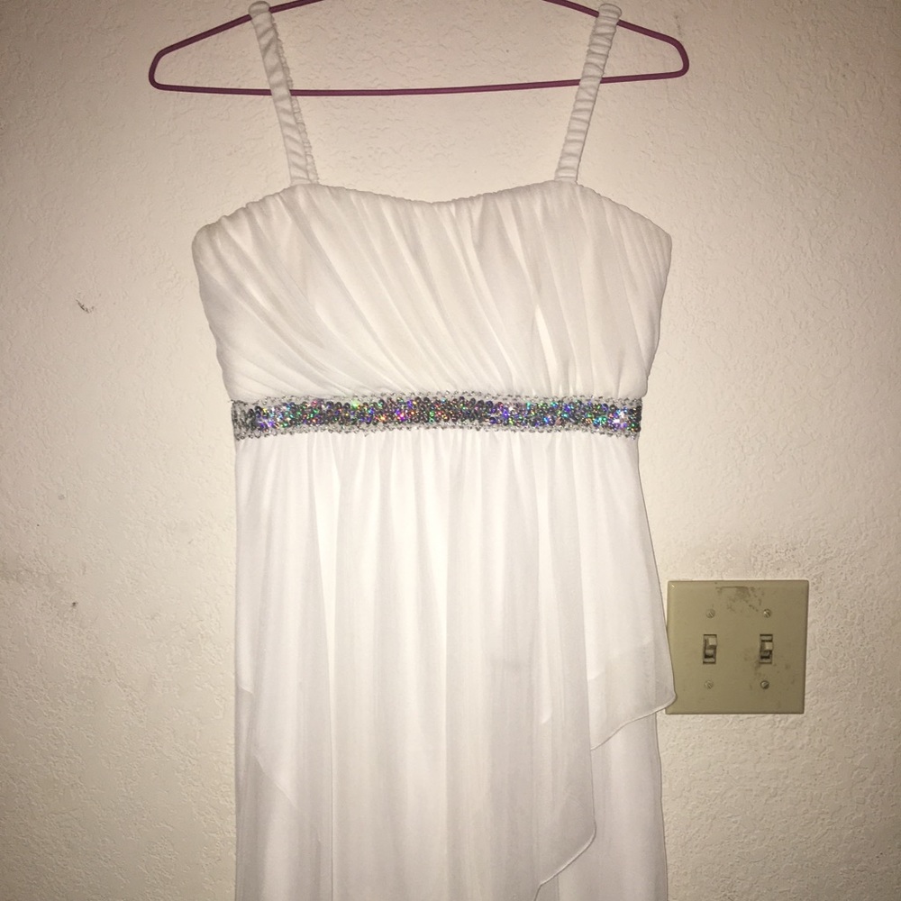 White Formal Dress - Picture 3 of 5